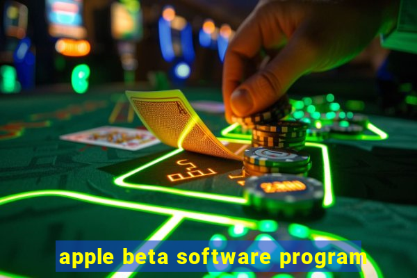 apple beta software program